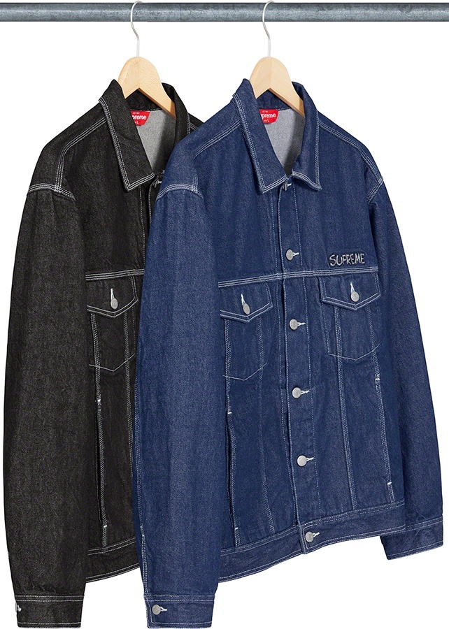 Supreme®/Smurfs™ Denim Trucker Jacket view 9